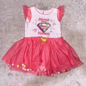 DC Superhero Girls Baby Girl Tutu Bodysuit